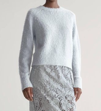 A.L.C. Frankie Brushed Alpaca Sweater In Slate Blue
