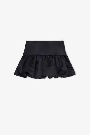 Ganni Skirt in Black Satin - Size 10/12