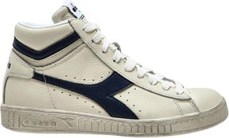 Diadora Retro High Wax Sneakers 2011 Stijl - Heren - Sneakers - Beige - 36 1/2 EU - Leer - Schoenen