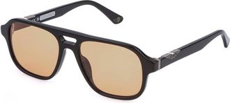 Police SPLL83 ORIGINS 61 700A Mens Sunglasses Black Size 56