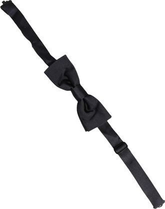 Dolce & Gabbana Silk Bow Tie - Navy