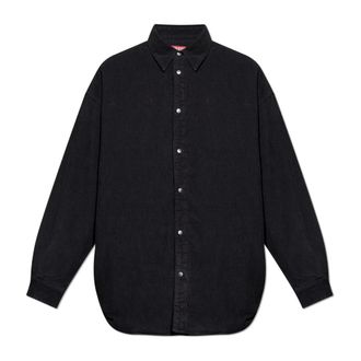 Diesel Jas S-Baggy-Padd-Hgbk - Heren - Zomerjassen - Zwart - L - Katoen - Jassen