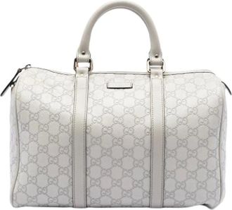 Gucci Pre-owned Handbags, female, White, Size: ONE SIZE Pre-owned The Joy Boston Bag