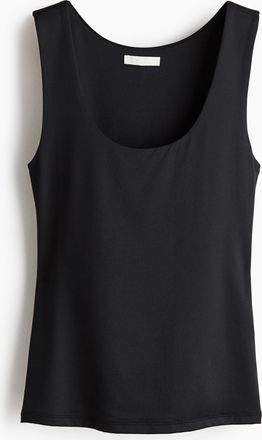 H&M Tanktop aus Mikrofaser - Schwarz