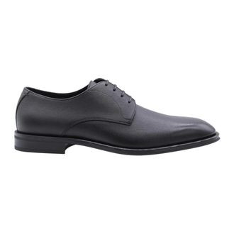 HUGO BOSS Prei Veterschoen - Heren - Nette schoenen - Zwart - 41 1/2 EU - Schoenen