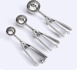 OEM Cuchara De Aluminio Para Helado Con Revestimiento Antiadherente - Para Helado Duro, Sorbete Y Gelato, Incluye Mango Ergon&oacute;mico