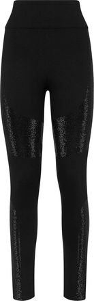 Philipp Plein Leggings with Crystals