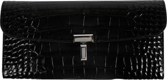 Toteme T-lock Croco-Embossed Wallet