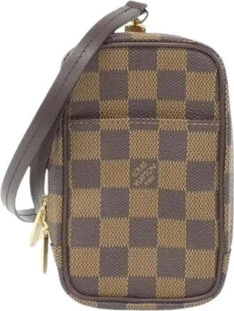 Louis Vuitton Pre-owned Damier Etui Okapi Borsa Piccola in Tela Rivestita - - Pre-owned - Donna - Marrone - ONE SIZE