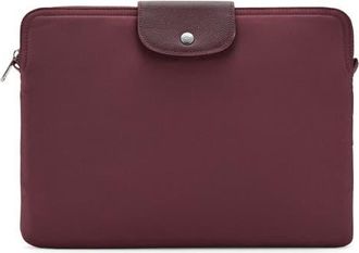 Mango Nylon Laptop Case in Burgundy at Nordstrom