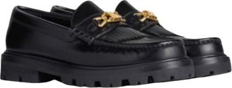 Celine Black Leather Margaret Loafers Size 36