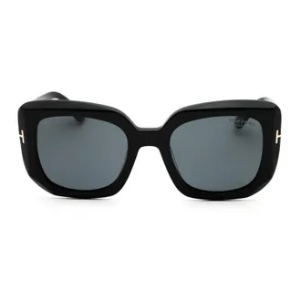 Tom Ford FT1220 Square Acetate Sunglasses - Black