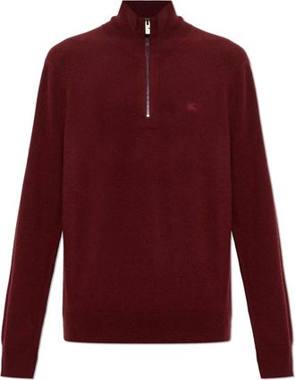 Burberry Cashmere Trui Cameron - Heren - Cashmere truien - Rood - L - Kasjmier - Truien & Vesten