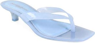 Christian Siriano Yash Kitten Heel Sandal in Light Blue at Nordstrom, Size 10