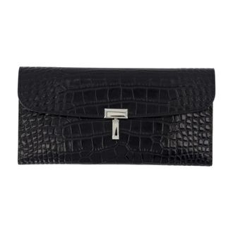 Toteme Wallets & Cardholders, female, Black, ONE SIZE, T-Lock Wallet