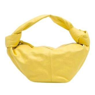 Bottega Veneta Pre-owned Handbags, female, Yellow, Size: ONE SIZE Pre-owned Double Knot Handbag