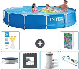 Intex Piscina Con Estructura Redonda - 366x76 Cm - 7-piezas S88