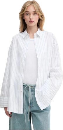 Sams&oslash;e & Sams&oslash;e Shirts - Dames - Overhemden - Wit - L - Overhemden