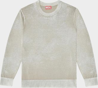 Diesel Men & apos;s Laurent Sun-Faded Cotton Crewneck Sweater