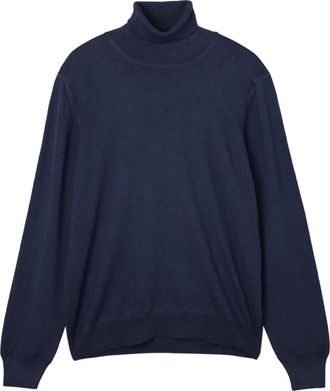 Gran Sasso Maglione in lana a collo alto - Blu