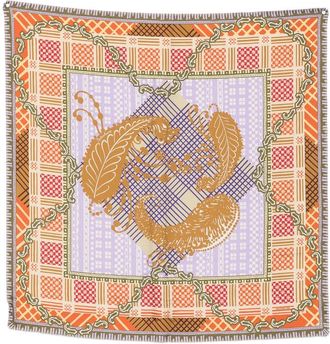 Mantero 1902 Print Patchwork-effect Scarf