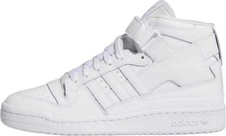 adidas Mid-Top Forum Sneakers - Heren - Fitnessschoenen - Wit - 48 EU - Leer - Fitness