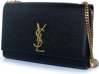 Saint Laurent Pre-owned Womens Medium Kate shoulder bag in black Leather - One Size