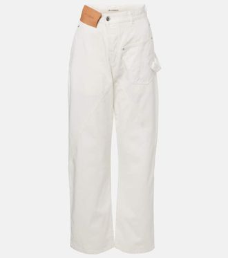 J.W.Anderson Embroidered straight jeans