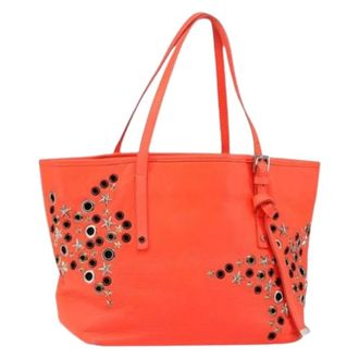 Jimmy Choo London Pre-owned Tote Bags, female, Orange, Size: ONE SIZE Pre-owned Tote Bag