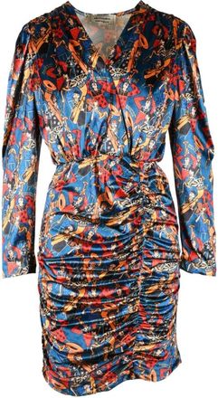 Alessandro Enriquez Damesjurk - Dames - Korte kleedjes - Veelkleurig - S - Polyester - Kleedjes
