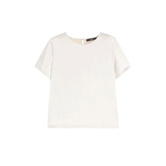Max Mara Tops, Dames, Beige, M, Katoen, Alias T-shirt