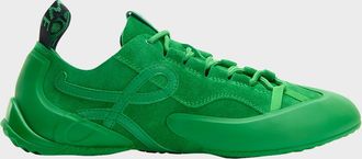 Loewe Grip Suede Low-Top Sneakers