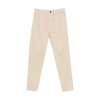 Eleventy Broeken, Heren, Beige, W36, Katoen, Jogger Broek