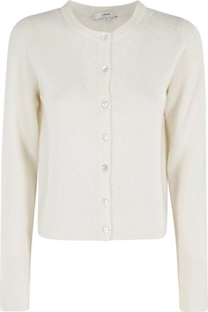 Vince Cardigans, female, White, S, Soft Boucle Cardigan Off White