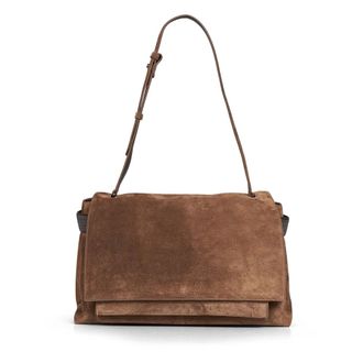 Brunello Cucinelli Dames, Tassen, Beige, Maat: ONE Size Leer