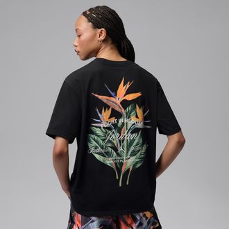 Nike Jordan Womens Jordan Graphic Girlfriend T-Shirt in Black | JF5987-010