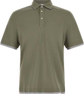 Brunello Cucinelli Heren, Tops, Groen, Maat: XS Katoen
