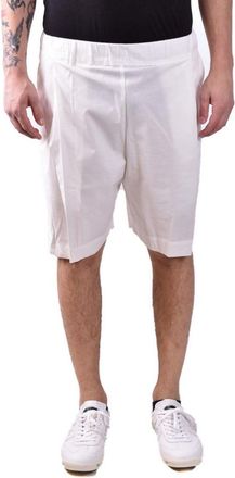 Laneus Off-White Cotton Shorts