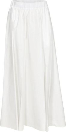 P.A.R.O.S.H. Parosh Skirts White - Dames - Midirokken - Wit - M - Rokken