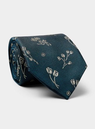 Paul Smith Mens Tulips pure silk tie