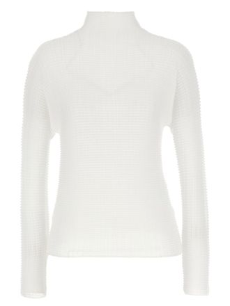 Issey Miyake wooly Pleats-56 Blouse
