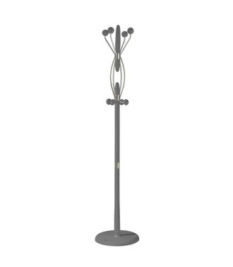 HERDASA Herdasa - Perchero Mod. 424 Herrajes En Cromo Satinado Lacado Gris, 184 Cm(alto)37 Cm(ancho)37 Cm(largo)