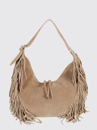 Orciani Borsa Isola Orciani in camoscio con frange