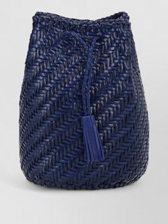 Dragon Diffusion bucket bag crossbody strap tassel detail