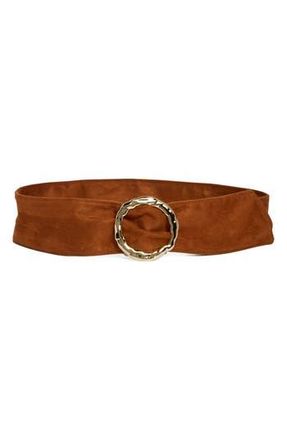 Steve Madden Faux Suede Sash Belt in Tobacco Brown at Nordstrom Rack, Size Large/x-Large