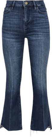 Frame Denim Jeans svasati crop - Blu