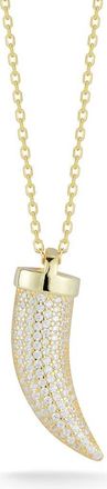 Glaze Jewelry Gold Vermeil Horn Necklace in Yellow Gold at Nordstrom Rack