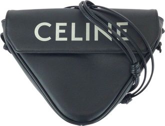 Celine Celine Triangle Logo Shoulder Bag (Authentic Pre-Loved)