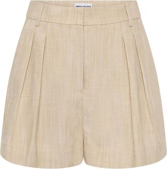Rebecca Vallance Shorts con pieghe - Toni neutri