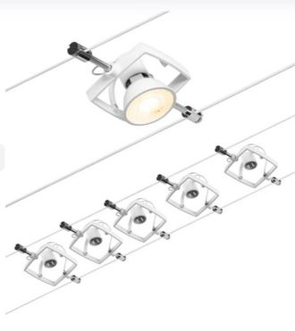 Paulmann Juego De Bases Para Mac Ii Paulmann 944.32- 5xgu5,3-blanco Mate